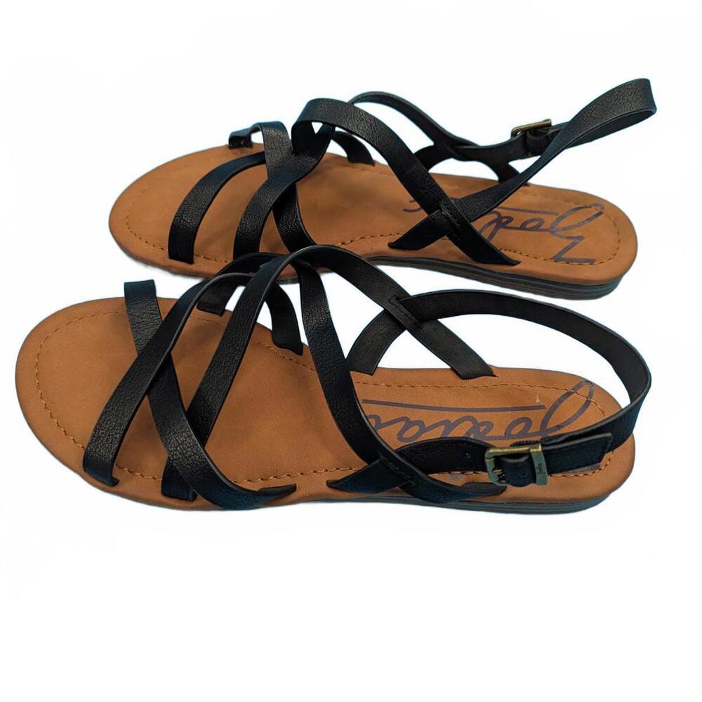 ZODIAC STRAPPY YALE SANDAL‎ BLACK NWOB SIZE 10 - Picture 2 of 4